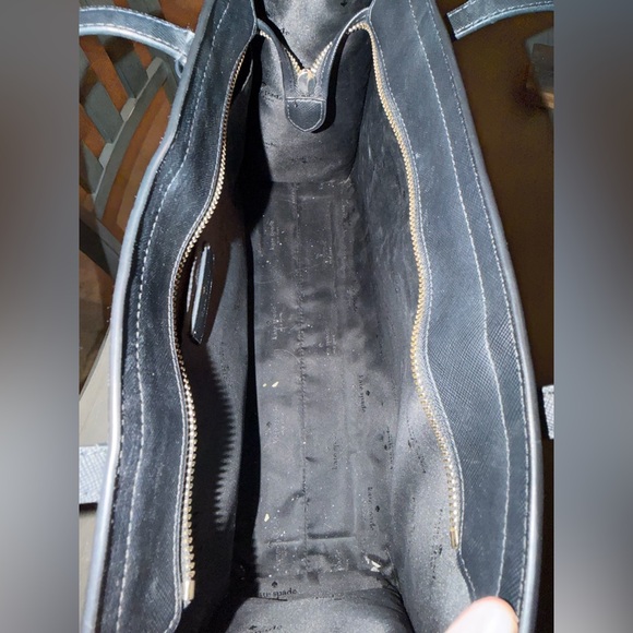 kate spade Black Sparkle Large Shoulder Tote - Picture 4 of 6